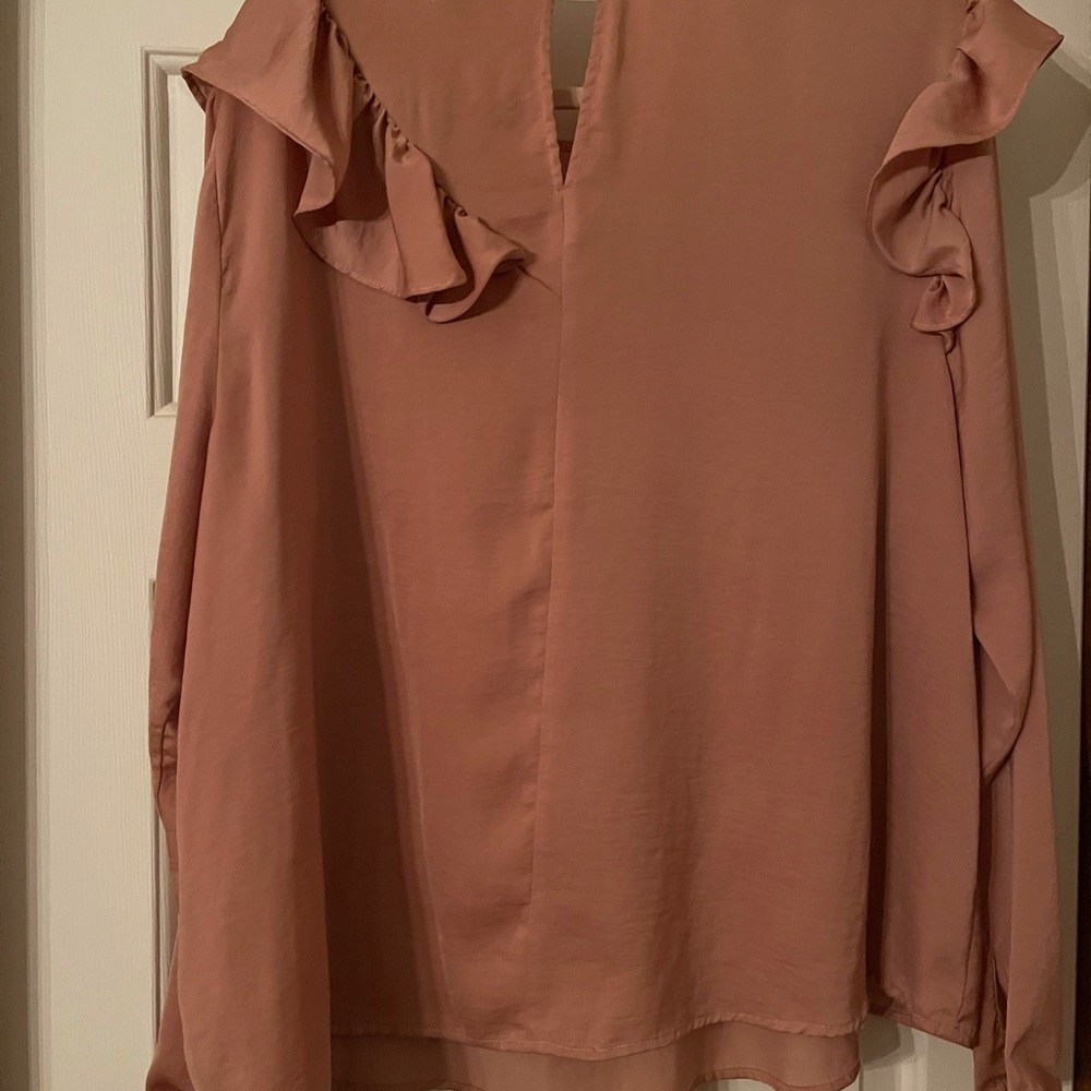 Pink Ruffle Blouse - Picture 3 of 6